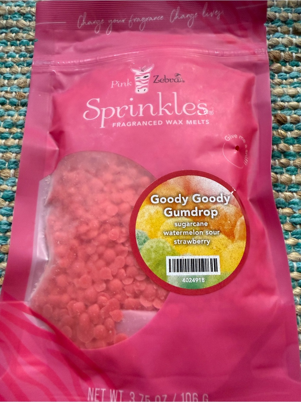 Pink Zebra Pink Sprinkle Wax Melts - Goody Goody Gumdrop Inspired